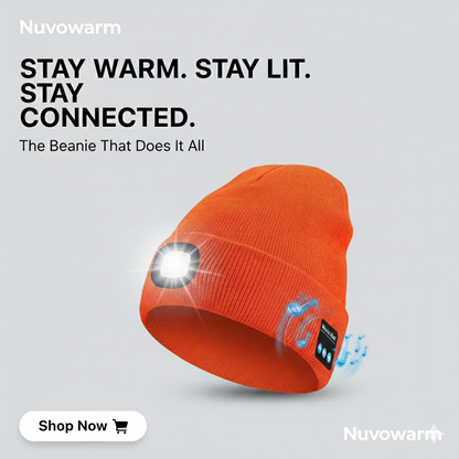 Bluetooth LED Beanie | Stay Warm, See Clearly, Listen Wirelessly