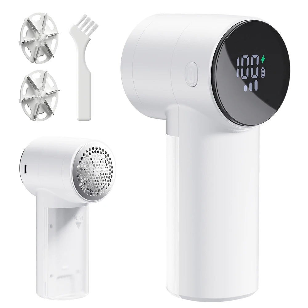 Electric Lint Remover & Fabric Shaver | Portable Rechargeable Pilling Cleaner for Clothes, Furniture & Sofa Fabrics