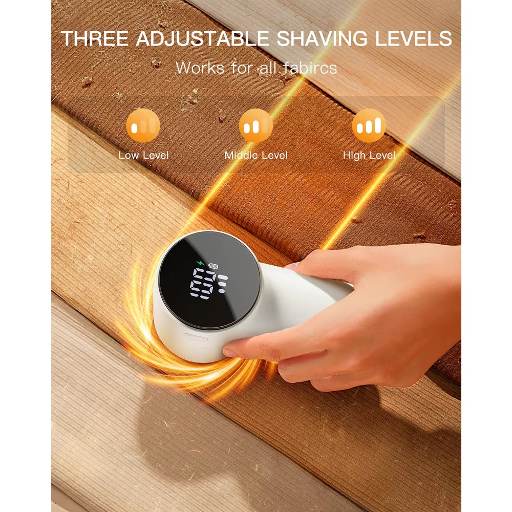 Electric Lint Remover & Fabric Shaver | Portable Rechargeable Pilling Cleaner for Clothes, Furniture & Sofa Fabrics