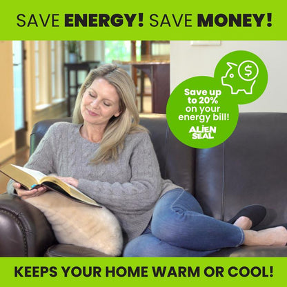 Self-Adhesive Draft Seal Insulation Tape | Silicone Weather Stripping for Doors & Windows, Under-Door Bottom & Side Sealing