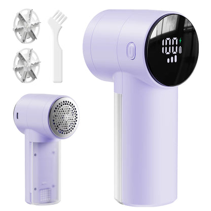Electric Lint Remover & Fabric Shaver | Portable Rechargeable Pilling Cleaner for Clothes, Furniture & Sofa Fabrics