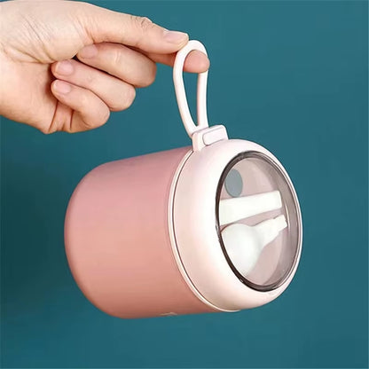 Stainless Steel Insulated Soup Thermos | Vacuum Food Jar with Spoon & Leak-Proof Thermal Lunch Container